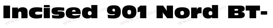 Incised 901 Nord BT字体转换